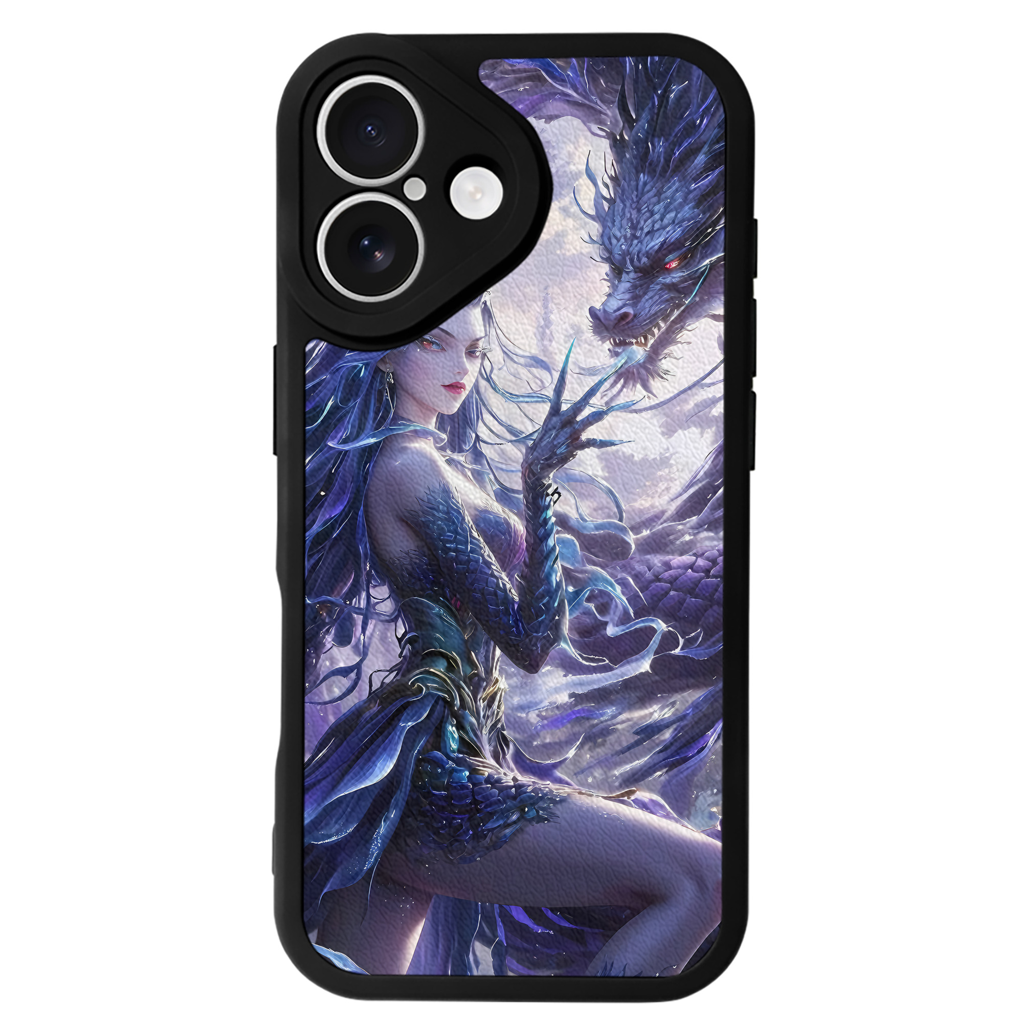 （画像用） Ne Zha 2 ナタ 魔童の大暴れ 【iPhone 16シリーズ対応】シリコンスマホケース（レザー調） 材質：シリコン